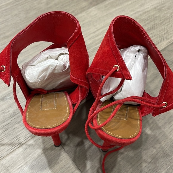 Aquazzura Red suede sandal - Picture 3 of 7